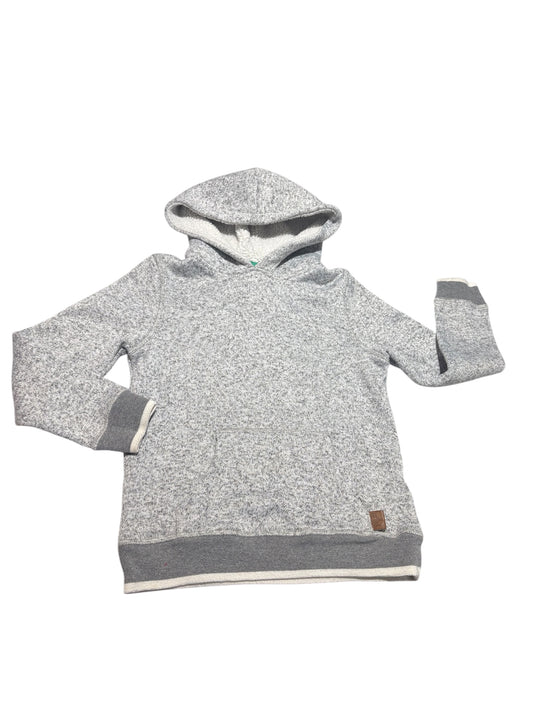 Grey cozy Sherpa hoodie 7-8