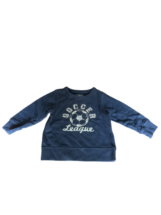Navy sports sweatshirt size 4