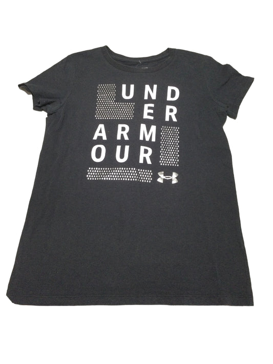 Black UA T-shirt, size 14/16