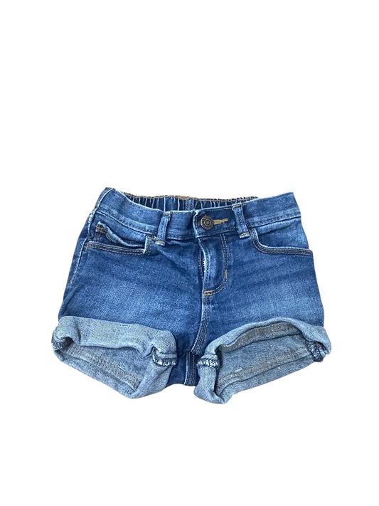 Cuffed Denim Shorts 2