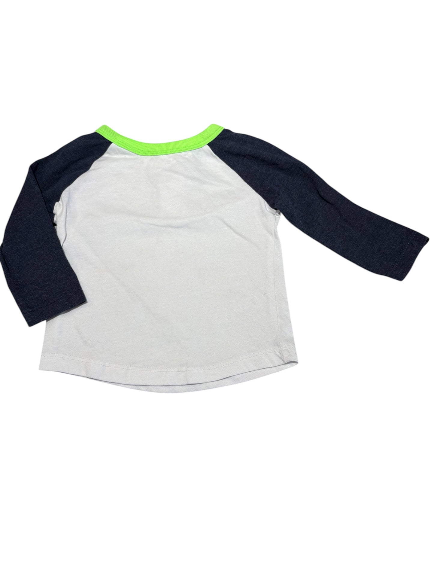 Colour block long sleeve 6-12m