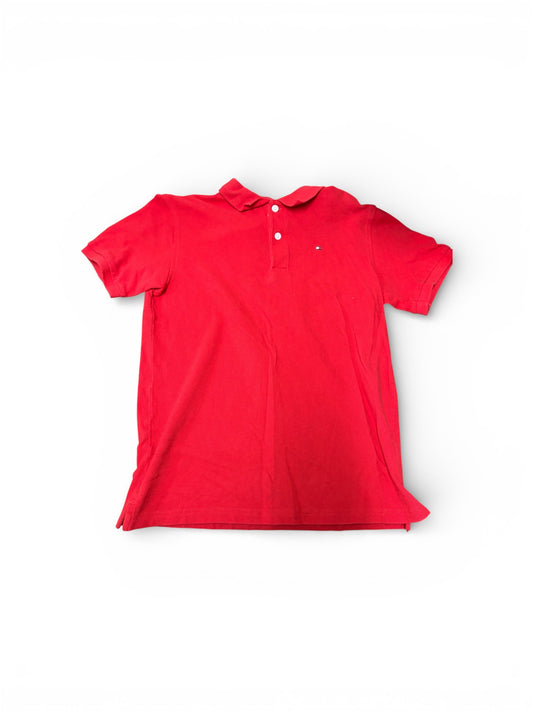 Vibrant Red Collared Shirt 14-16