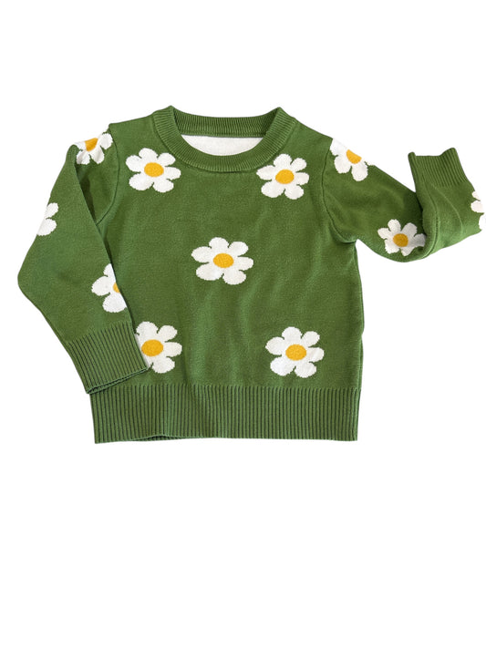 Flower sweater size 2-3