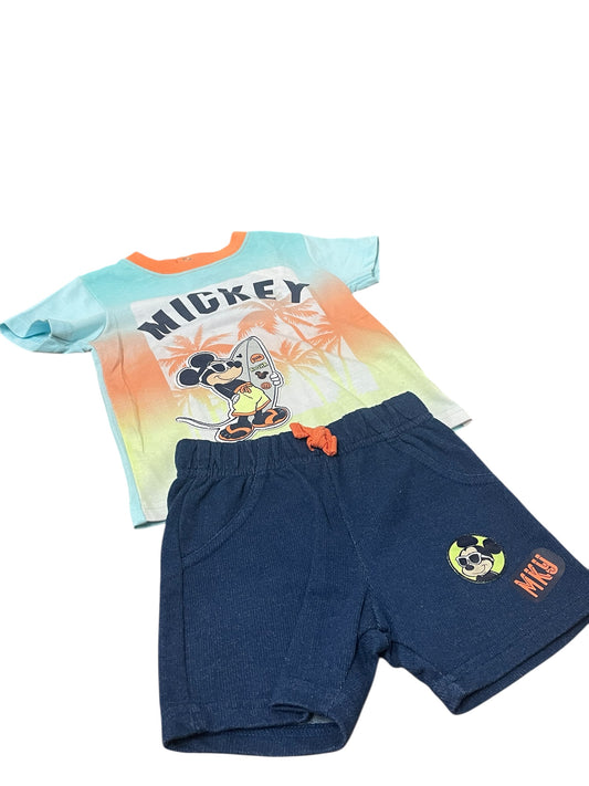 2 Piece Mickey Set 3/6 Months