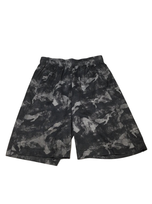 Black Camo Athletic Shorts, size 14
