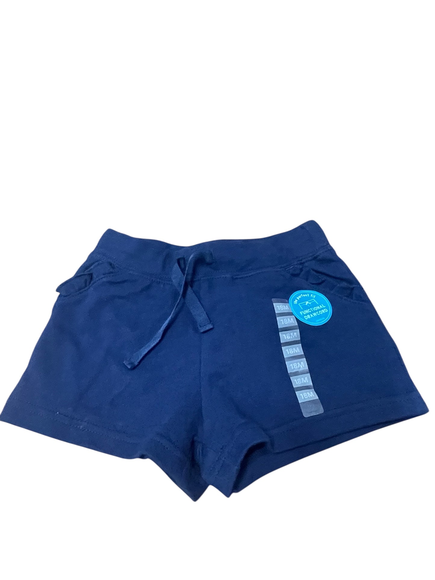 Navy Blue Cotton Shorts 18 Months