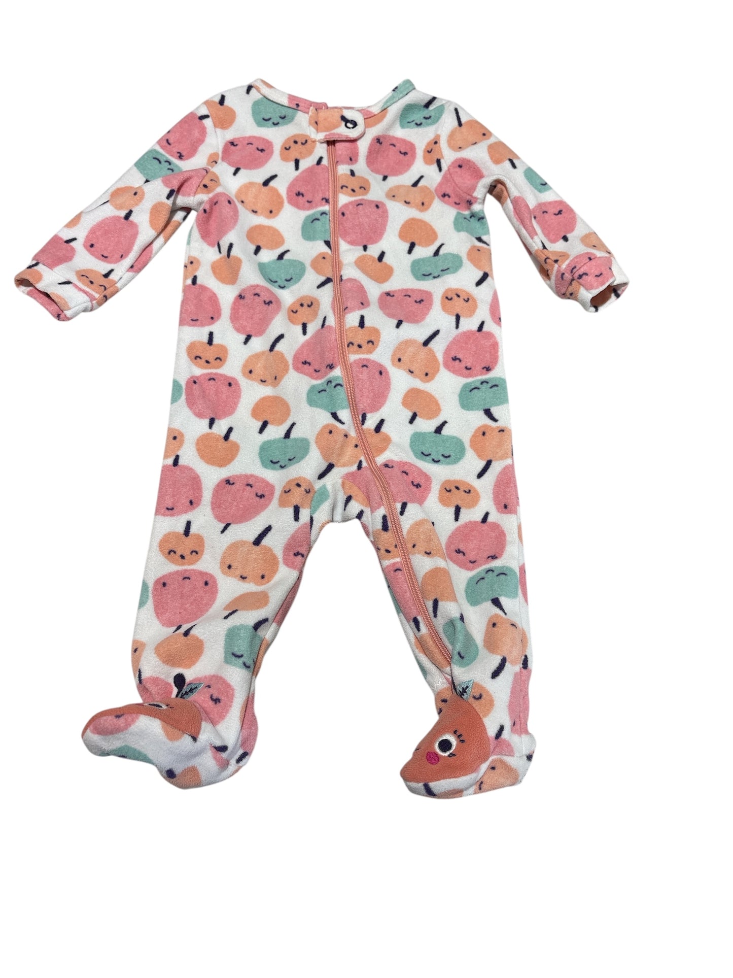 Happy apples fleece sleeper 3-6m