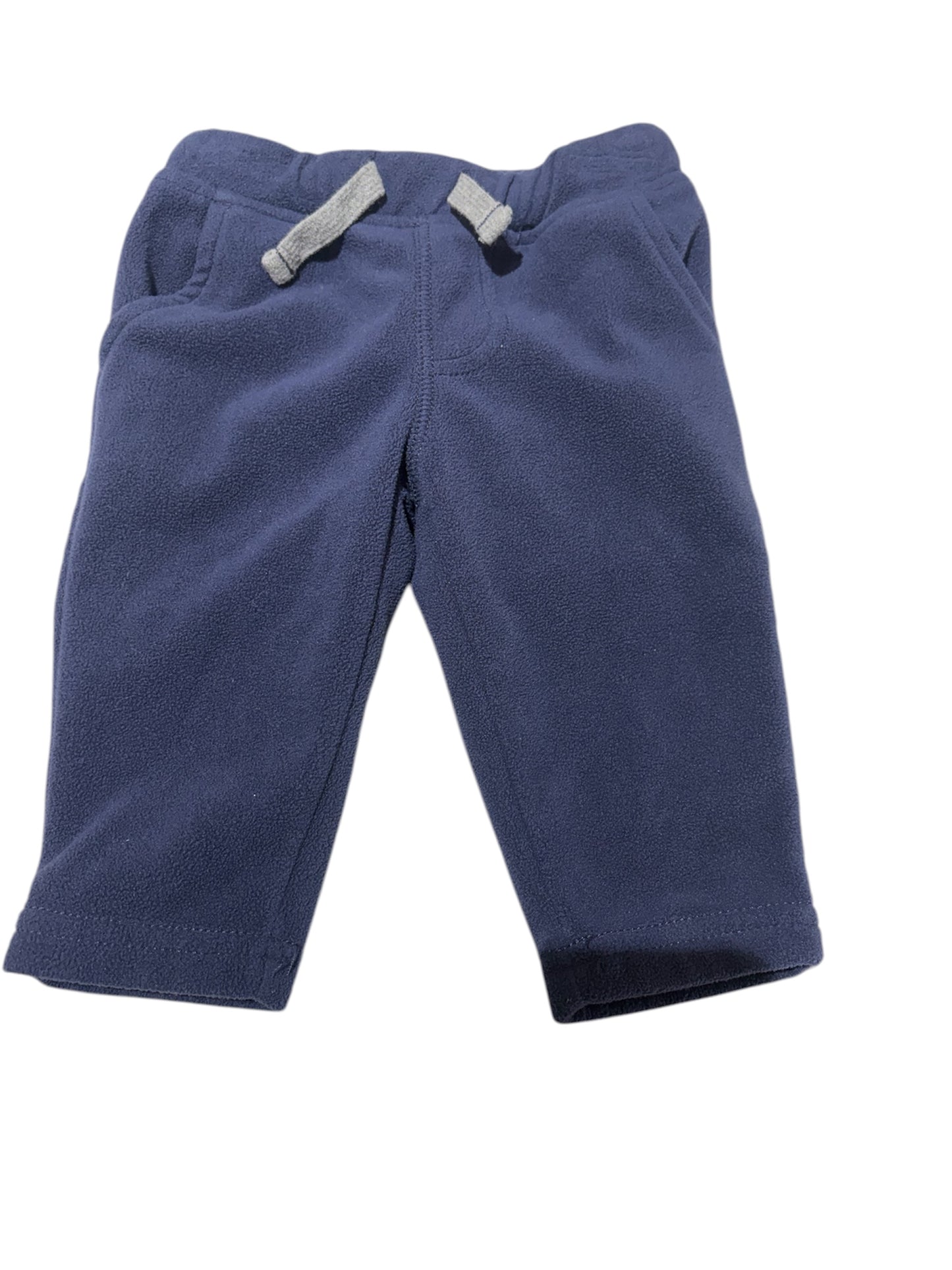 Fleecy navy pants 6m