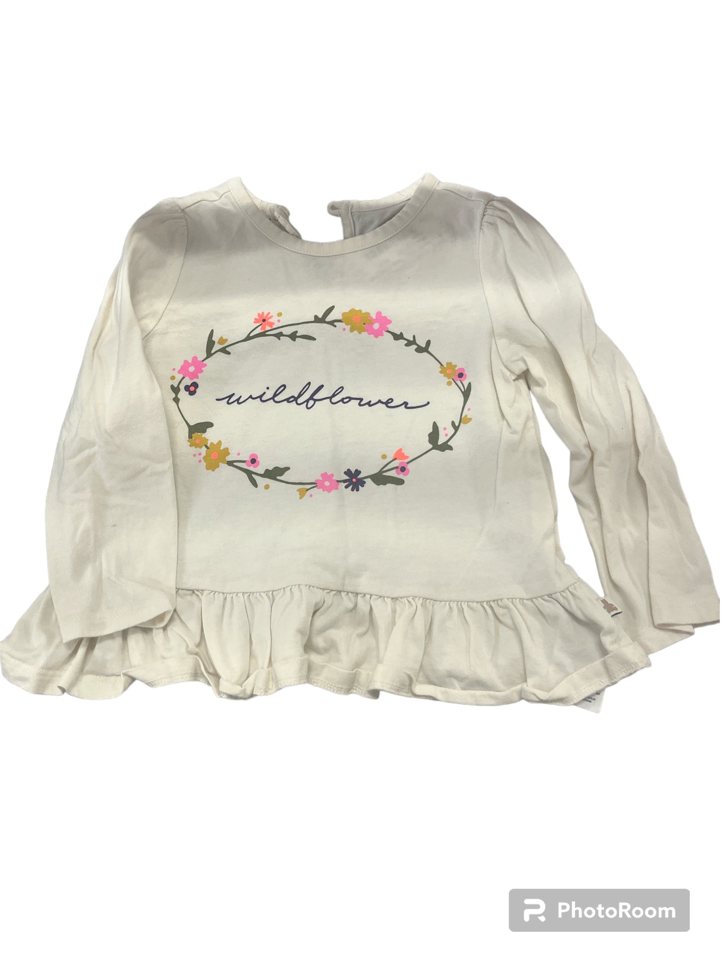 Cream Wildflower Top Size 18-24m