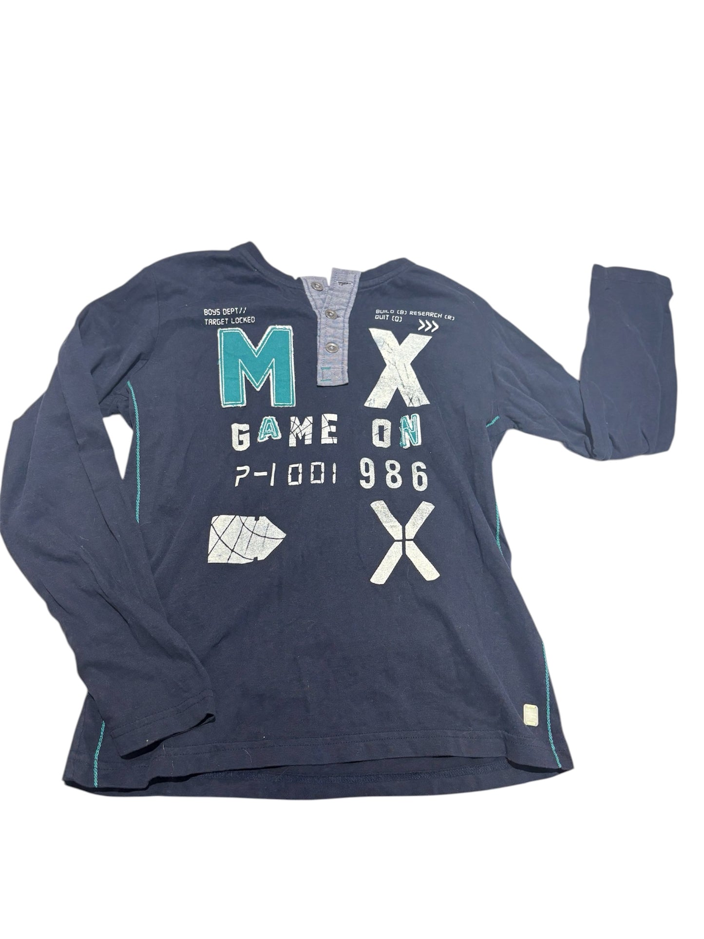 Game on long sleeve size XL