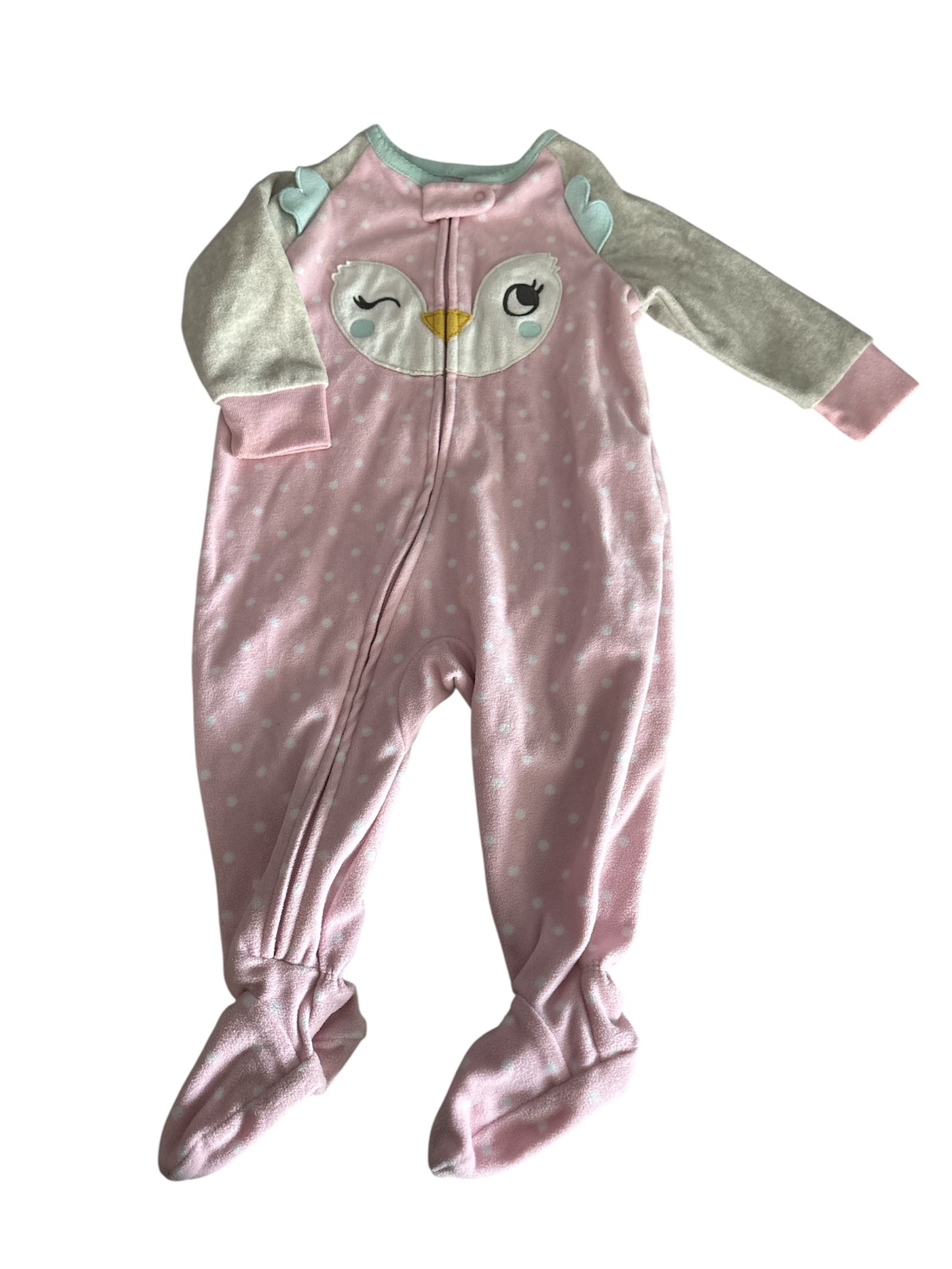 Fleece owl sleeper 6m