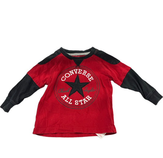 Red Logo Long Sleeve Size 12m