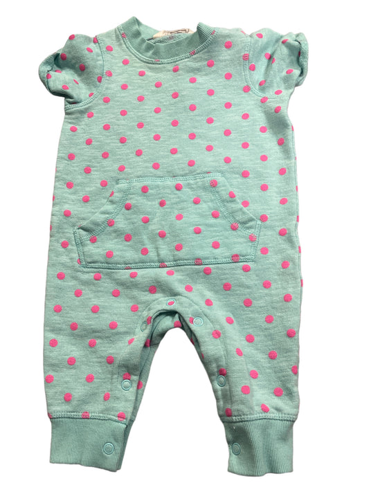 1pc pink and teal 3-6m