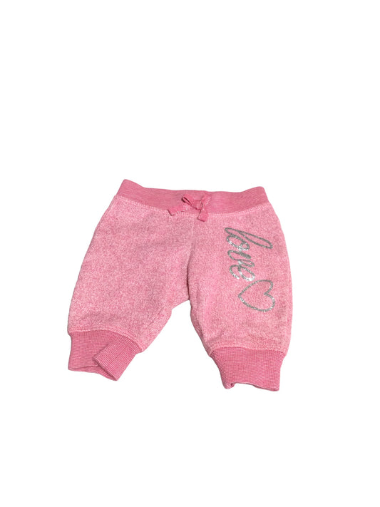 Pink Sweatpants size 0-3m