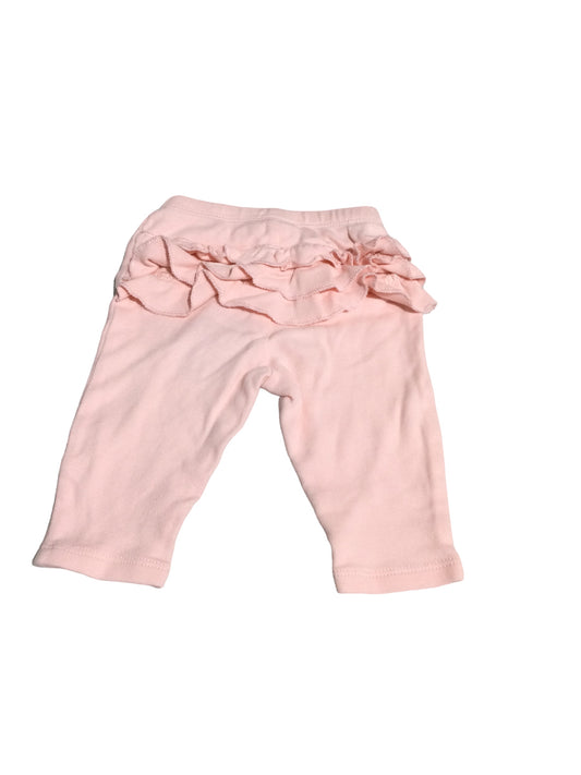 Baby Pink Ruffle Leggings size 0-3m