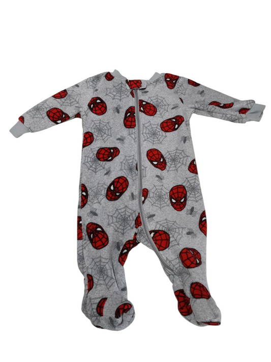 Superhero fleecy sleeper 3-6m