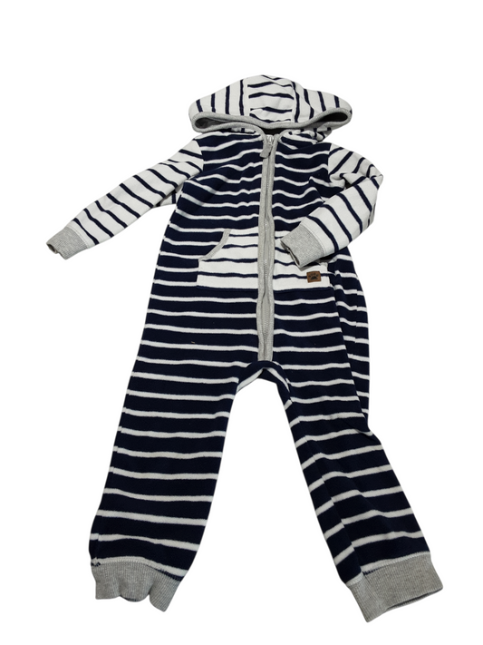 Hooded 1 pc fleece 24m