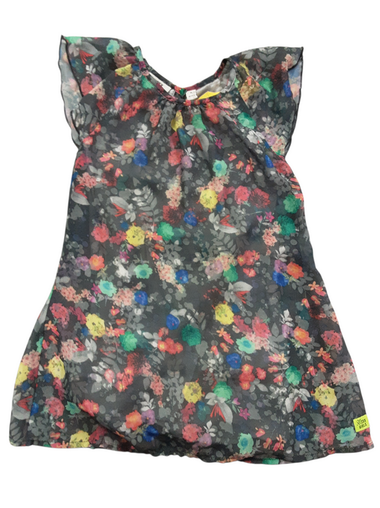 Gray with flowers size 18-24m