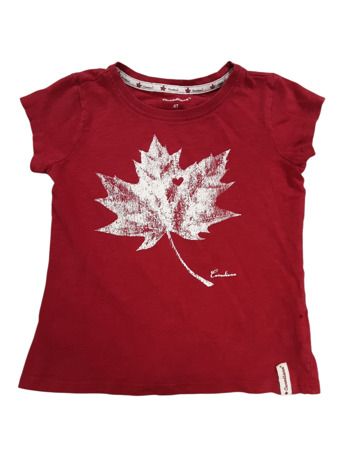 Maple Leaf with ❤️ sz 4