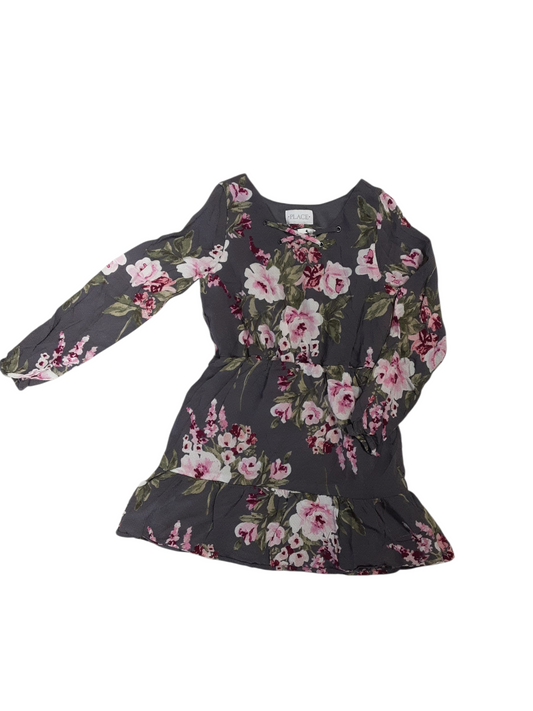 Gray floral size 5/6