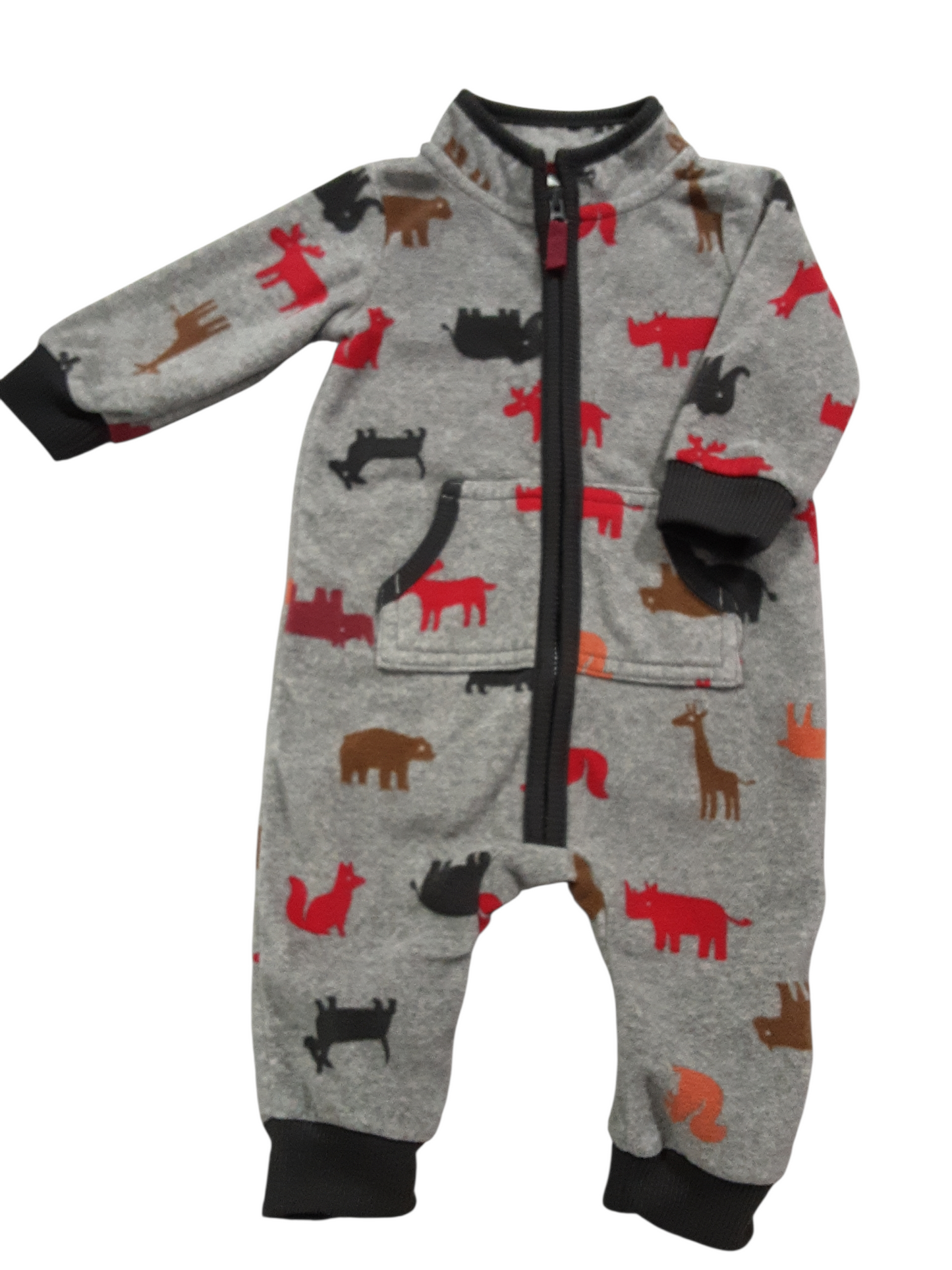 Woodland animals romper size 6m
