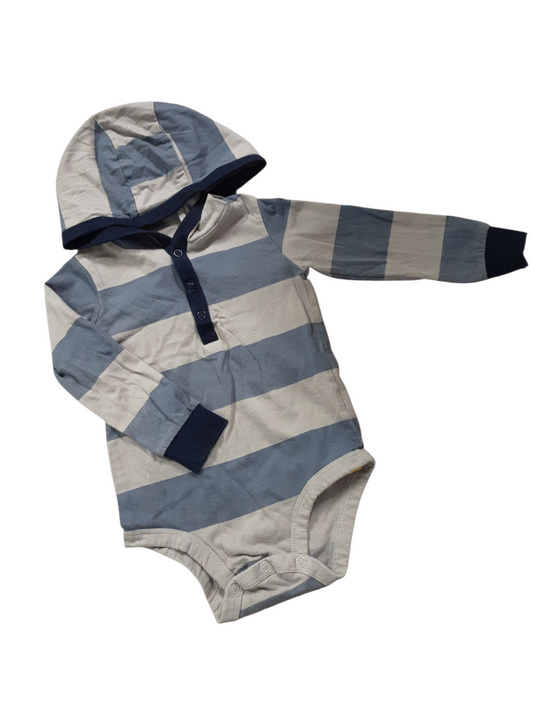 Blue and gray stripe size 18m