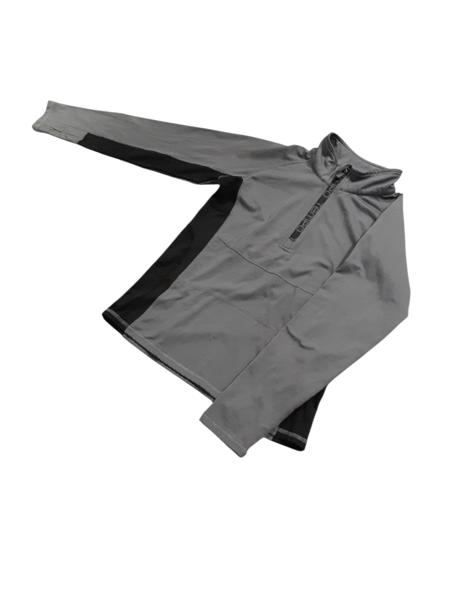 Gray half zip size 10-12
