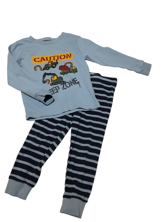 Caution sleep zone pj set 3T