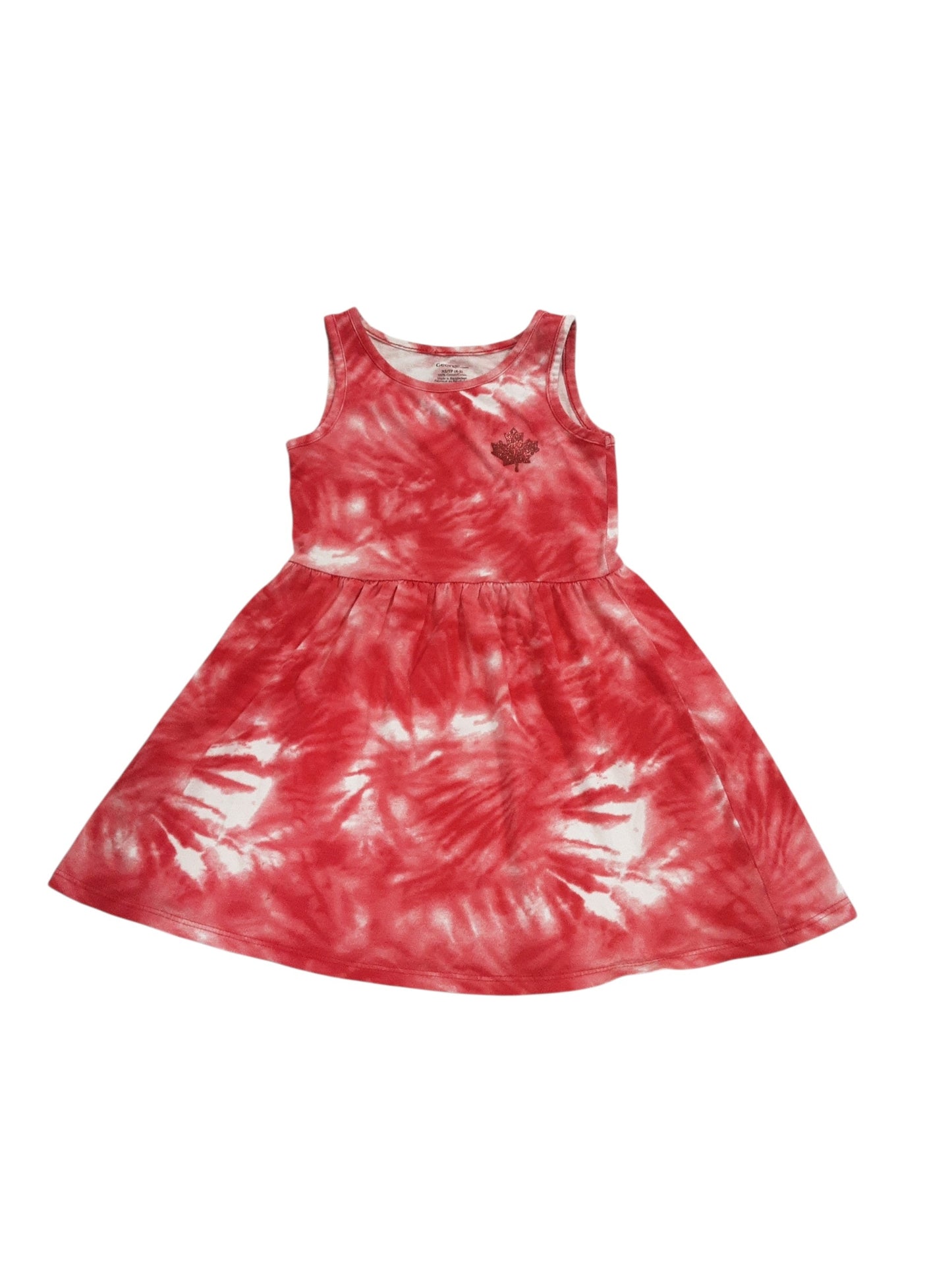 Glitter Maple Leaf tie-dye sz 4/5