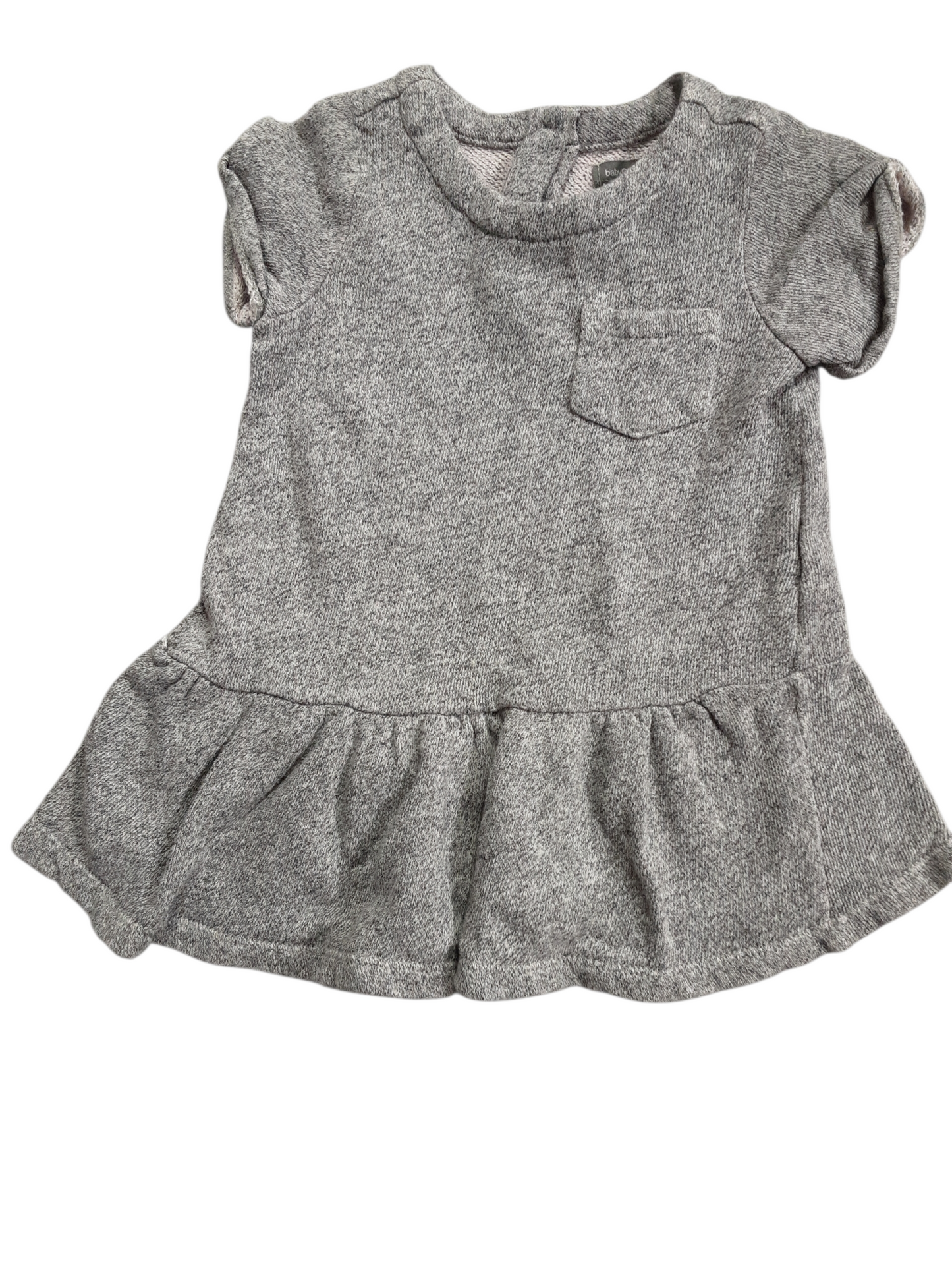 Gray with ruffle size 18-24m