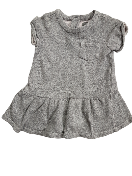 Gray with ruffle size 18-24m