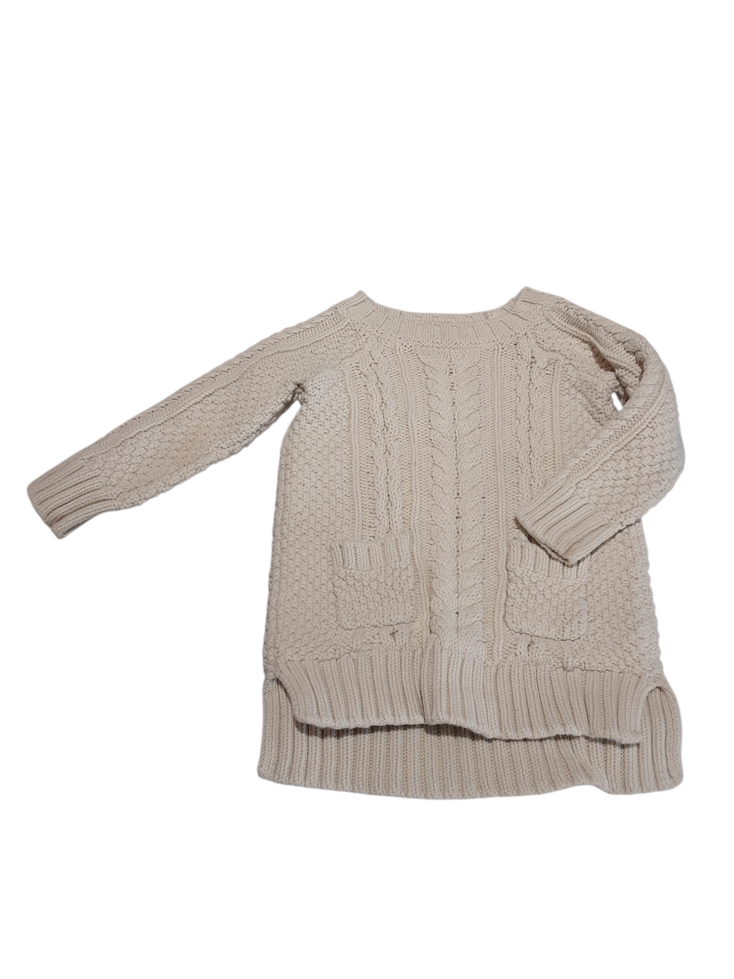 Cream knit sweater 12-18m