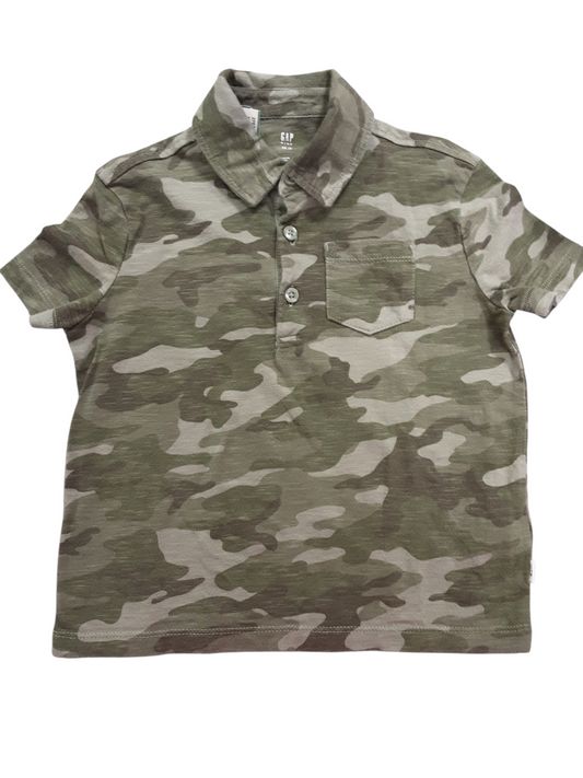 Camo polo size 5