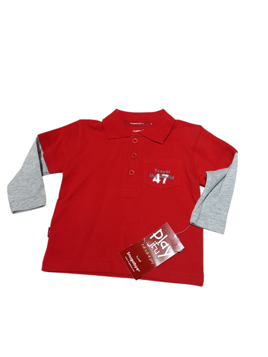 Travel the world long sleeve 3-6m