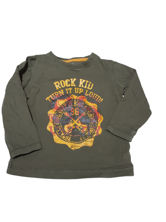 Rock and roll long sleeve 3T