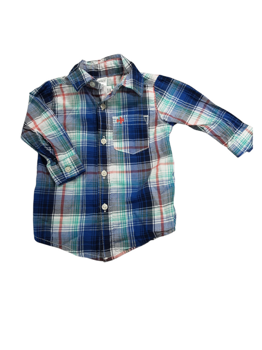 Blue plaid 6m