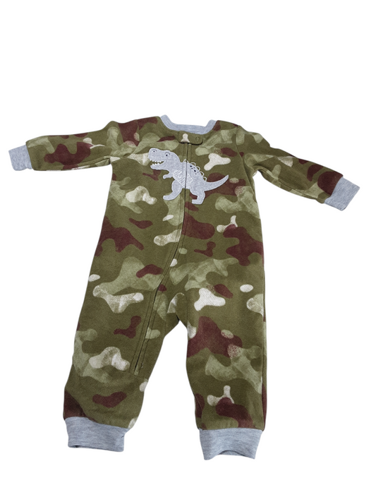 Camo dinosaur sleeper 12m