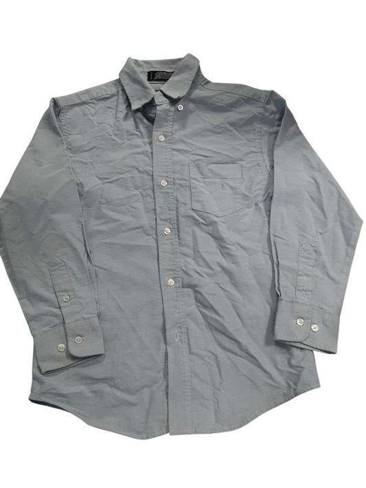 Blue button up size 10