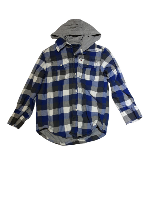 Blue plaid size 7-8