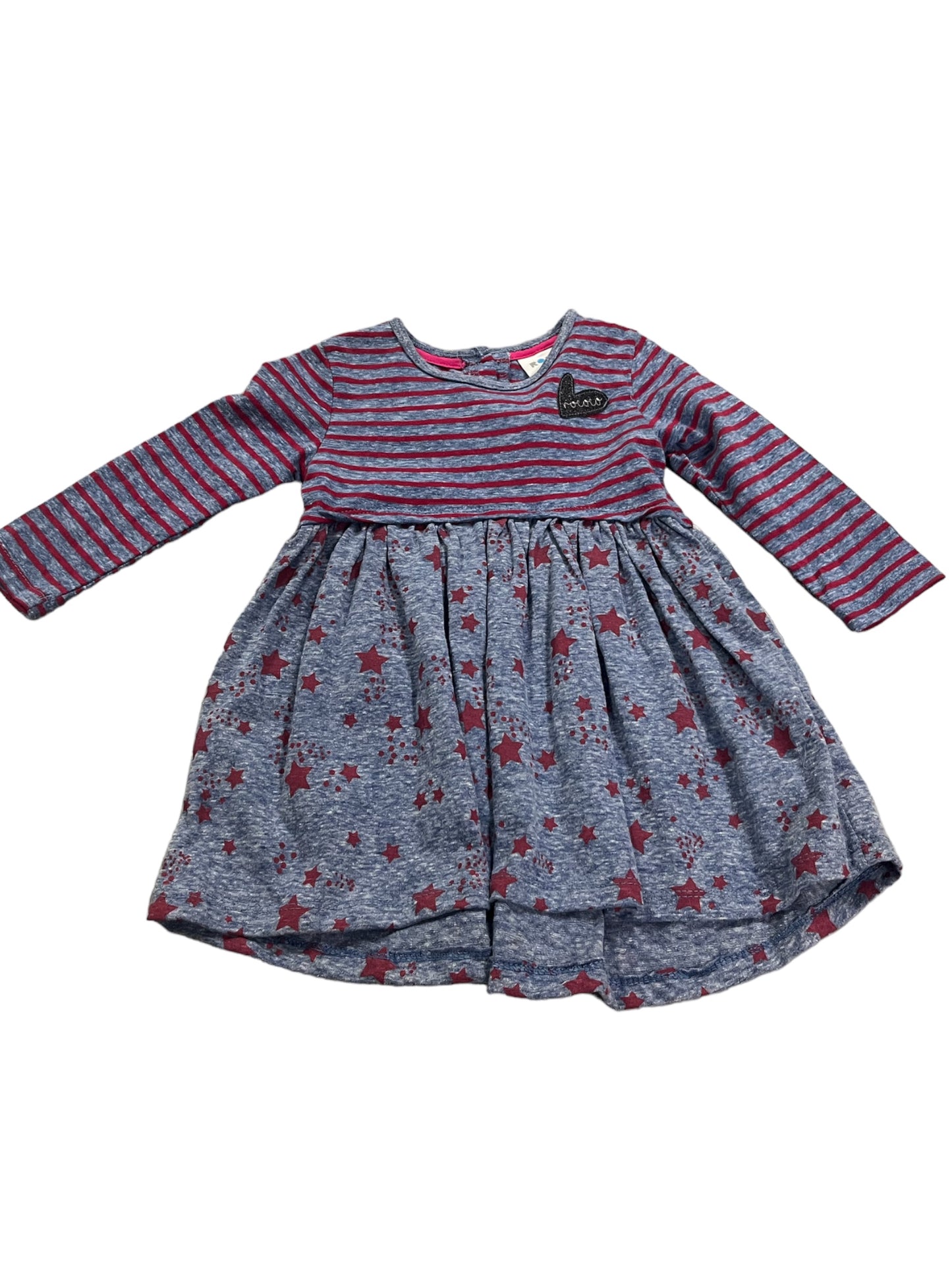 Red and Blue Dress Size 18m