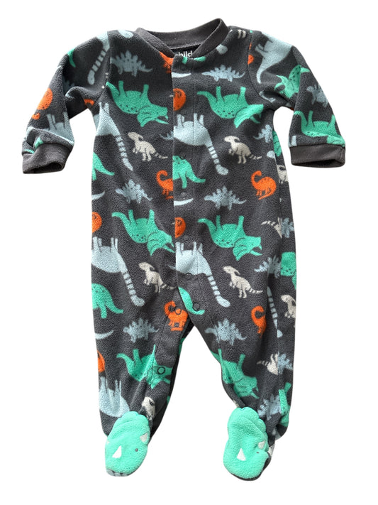 Fleece Dino’s. Size 0-3m