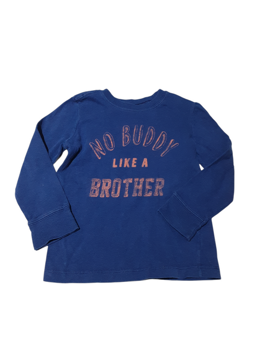 No buddy like a brother shirt 2T