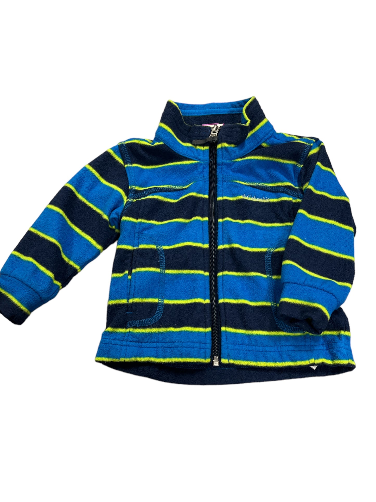 Yellow and blue sweater size 18m