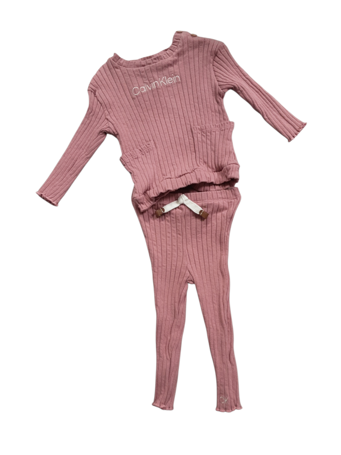 Ribbed pink size 6-9m