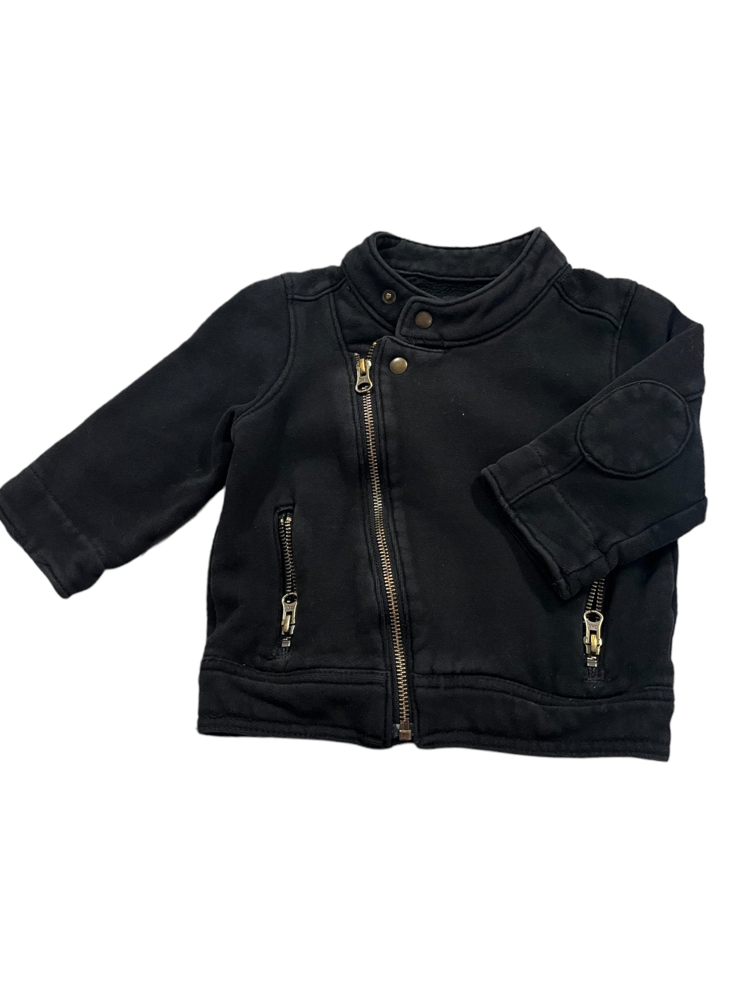Black Zipper jacket size 18-24m