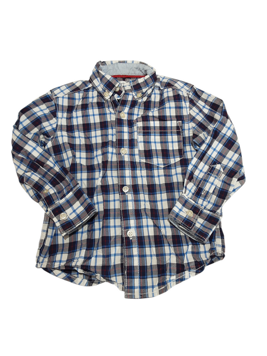 Flannel button up 2t