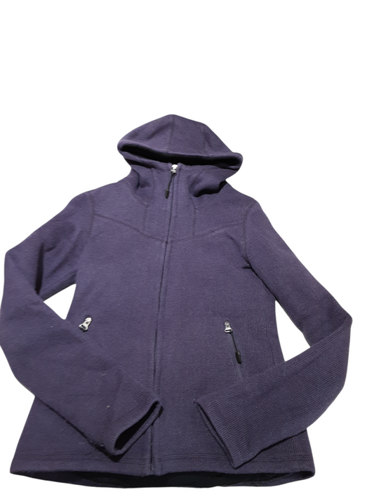 Fleece lined purple sweater women's sz small