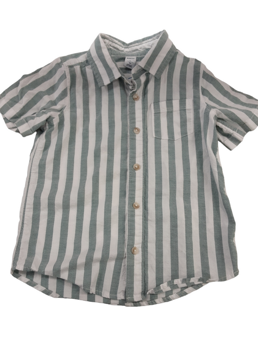 Striped collared shirt size 5