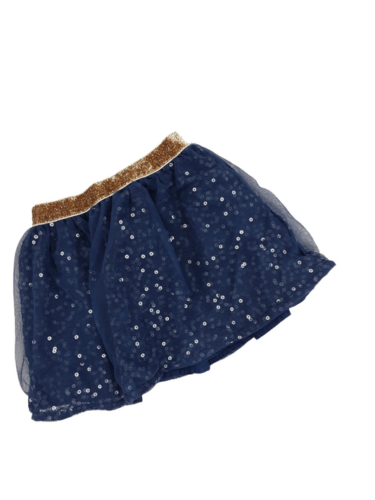 Blue sequins skirt size 5t