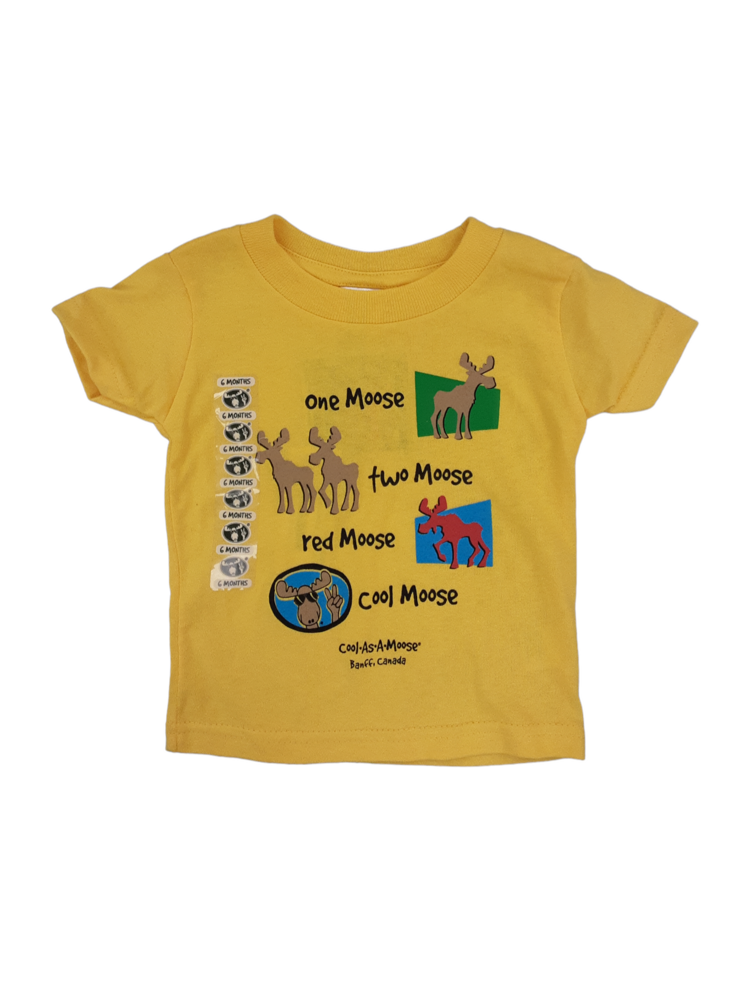 Yellow moose tee size 6 months
